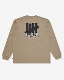 UNDEFEATED PLAY DIRTY L/S TEE KHAKI