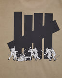 UNDEFEATED PLAY DIRTY L/S TEE KHAKI