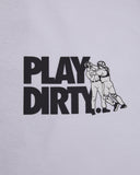 UNDEFEATED PLAY DIRTY L/S TEE WHITE
