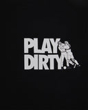 UNDEFEATED PLAY DIRTY L/S TEE BLACK