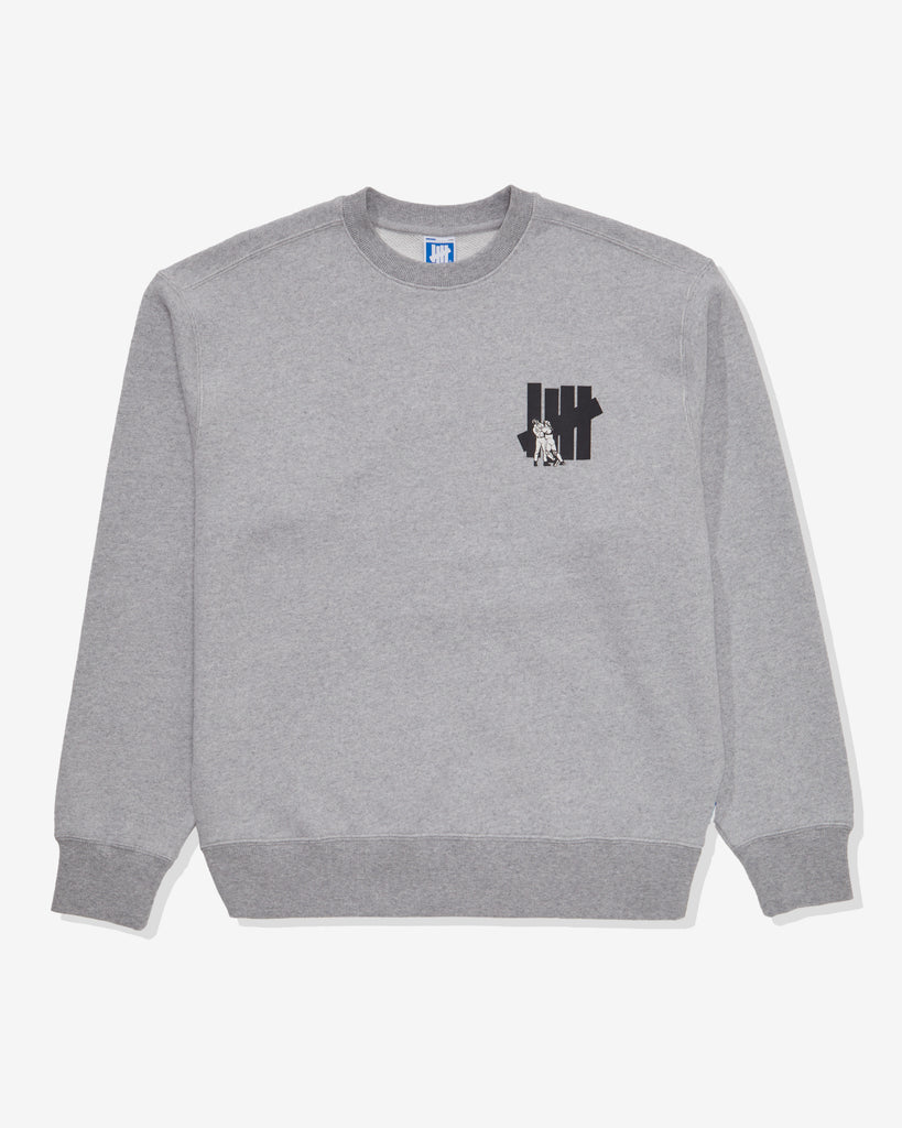 UNDEFEATED PLAY DIRTY SWEATCREWNECK HEATHER GREY