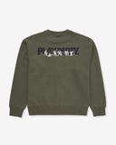 UNDEFEATED PLAY DIRTY SWEATCREWNECK OLIVE DRAB