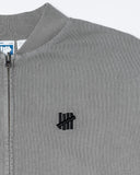 UNDEFEATED HO25 VARSITY ZIP REVERSIBLE CREWNECK - CEMENT