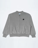 UNDEFEATED HO25 VARSITY ZIP REVERSIBLE CREWNECK - CEMENT