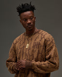 UNDEFEATED HO25 BARK CAMO SWEATER - BROWN