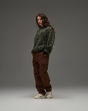 UNDEFEATED HO25 BARK CAMO SWEATER - BROWN