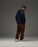 UNDEFEATED QUARTER ZIP PULLOVER HOOD - OLIVE