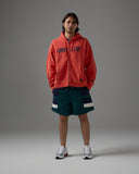 UNDEFEATED SU26 LIGHTWEIGHT ZIP HOOD - RED