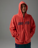 UNDEFEATED SU26 LIGHTWEIGHT ZIP HOOD - RED