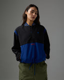 UNDEFEATED SU26 HALF ZIP WINDBREAKER - BALCK / DARK ROYAL