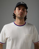 UNDEFEATED SU26 RINGS S/S POCKET TEE - OFFWHITE