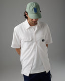 UNDEFEATED SU26 LIGHTWEIGHT S/S BUTTON DOWN - WHITE