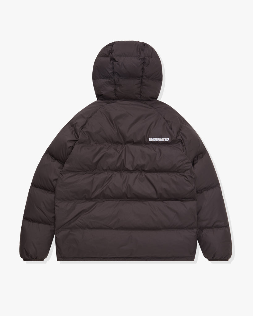 UNDEFEATED PUFFY DOWN JACKET DARK BROWN