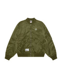 AAPE AAPENOW MOONFACE BOMBER JACKET (ARMY GREEN)