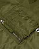 AAPE AAPENOW MOONFACE BOMBER JACKET (ARMY GREEN)
