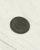 AAPE AAPENOW MOONFACE HOODED DENIM JACKET - WALL WHITE