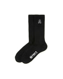 AAPE LETTER "A" SOCKS (BLACK)