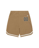 AAPE AAPEUNVS COTTON FOOTBALL SHORT (BEIGE)
