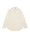 AAPE AAPENOW MOONFACE LONG SLEEVE SHIRT (CREAM)
