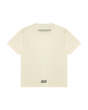 AAPE MOONFACE LOGO TEE - CREAM