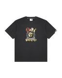 AAPE AAPEUNVS GRAPHIC TEE (DARK GREY)