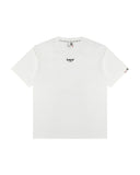 AAPE MOONFACE LOGO TEE - WHITE