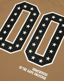 AAPE AAPEUNVS COTTON FOOTBALL JERSEY (BEIGE)