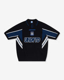 UNDEFEATED HO25 S/S KNIT POLO SHIRT - BLACK