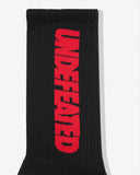 UNDEFEATED HO25 DAILY SOCKS - BLACK