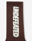 UNDEFEATED HO25 DAILY SOCKS - BROWN