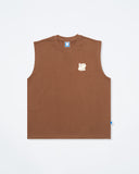 UNDEFEATED SP26 ICON SLEEVELESS TEE - BROWN