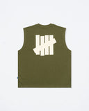 UNDEFEATED SP26 ICON SLEEVELESS TEE - OLIVE