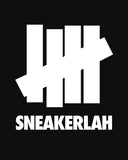 UNDEFEATED X SNEAKERLAH - PLAY DIRTY TEE - BLACK