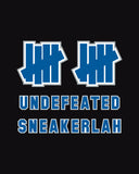 UNDEFEATED X SNEAKERLAH - 10YRS STRONG TEE - BLACK