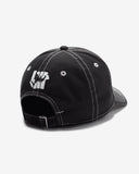 UNDEFEATED DISTRESSED STRAPBACK - BLACK