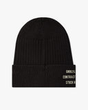 FA26 UNDEFEATED MILITARY CUFF BEANIE - BLACK