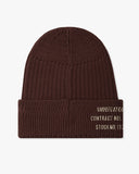 FA26 UNDEFEATED MILITARY CUFF BEANIE - BROWN