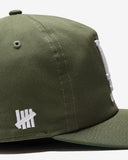 UNDEFEATED X NE X DODGERS STACKED LOGO SNAPBACK - OLIVE