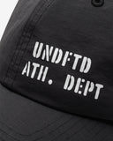 UNDEFEATED STENCIL STRAPBACK BLACK