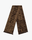 UNDEFEATED HO25 BARK CAMO SCARF - BROWN