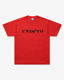 UNDEFEATED HO25 STENCIL S/S TEE - RED