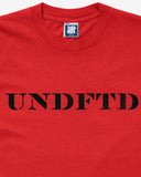 UNDEFEATED HO25 STENCIL S/S TEE - RED