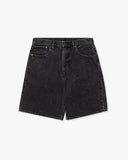 UNDEFEATED 5 POCKET DENIM SHORT BLACK