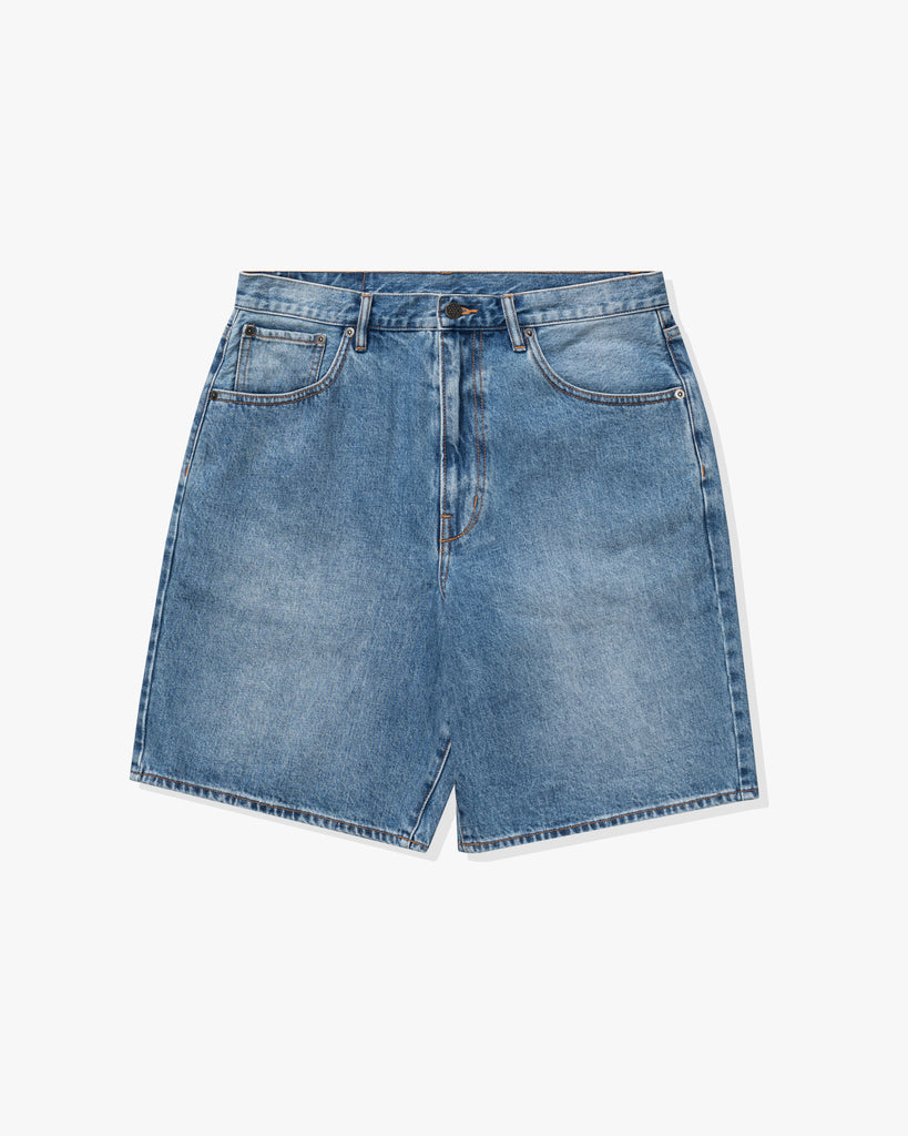 UNDEFEATED 5 POCKET DENIM SHORT MEDIUM BLUE