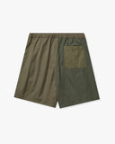 UNDEFEATED PATCHWORK SHORT OLIVE