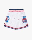 UNDEFEATED SU26 STATE BASKETBALL SHORT- OFF WHITE
