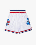UNDEFEATED SU26 STATE BASKETBALL SHORT- OFF WHITE