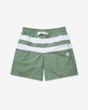 UNDEFEATED STRIPED SWIM SHORT LODEN