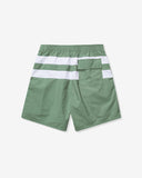 UNDEFEATED STRIPED SWIM SHORT LODEN