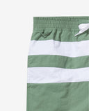 UNDEFEATED STRIPED SWIM SHORT LODEN